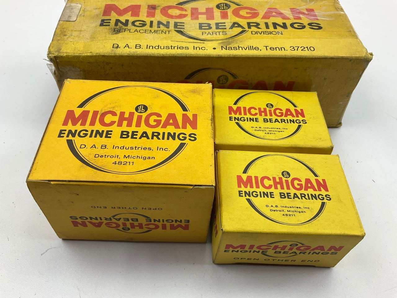 Michigan 546-010 Engine Main Bearings .010'' 1948-1953 Ford 239 255 Flathead V8