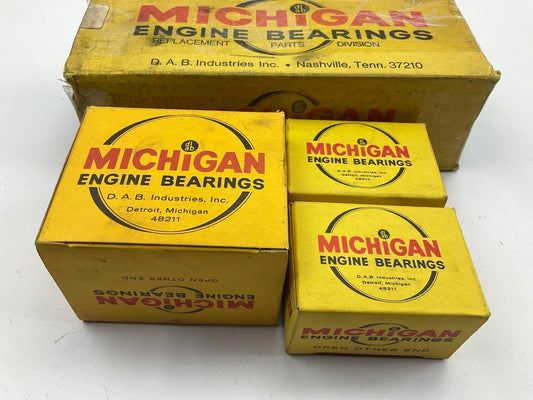 Michigan 546-010 Engine Main Bearings .010'' 1948-1953 Ford 239 255 Flathead V8