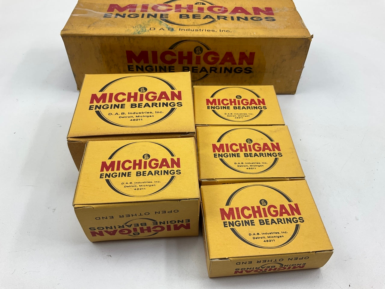 Michigan 685T-010 Engine Main Bearings .010'' Studebaker 224 232 259 389 304