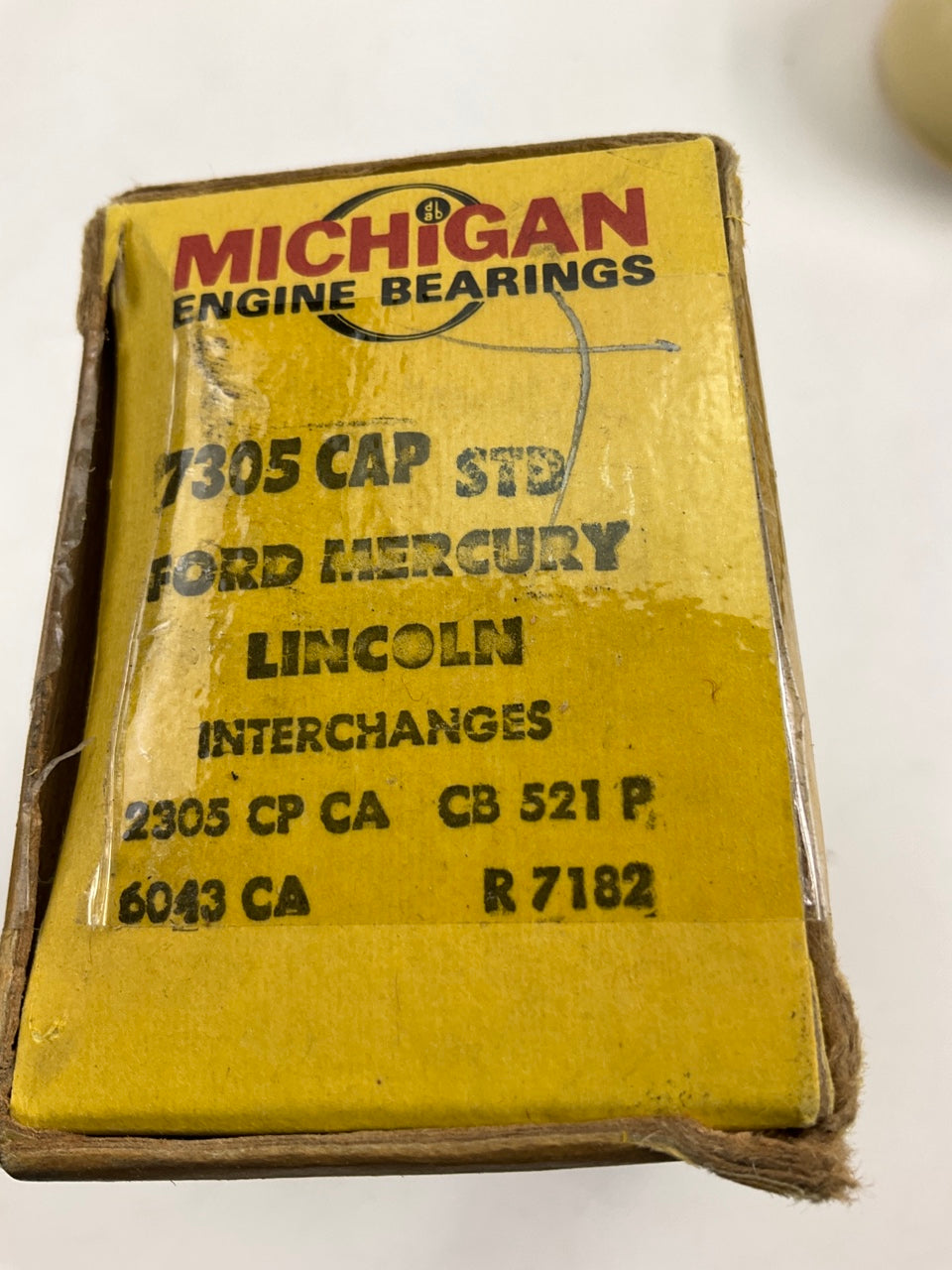 (8) Michigan 7305CAP Engine Main Bearings - Standard 1958-60 Lincoln 430 462-V8