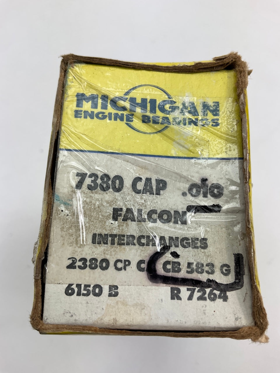 (6) Michigan 7380CAP010 Connecting Rod Bearings .010'' 60-85 Ford 144 170 200 250