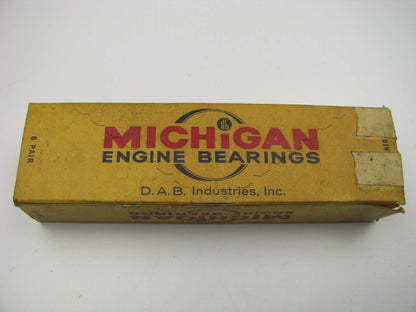(6) Michigan 7385 Connecting Rod Bearings STD 60-69 Chevrolet Corvair 2.4L 2.7L