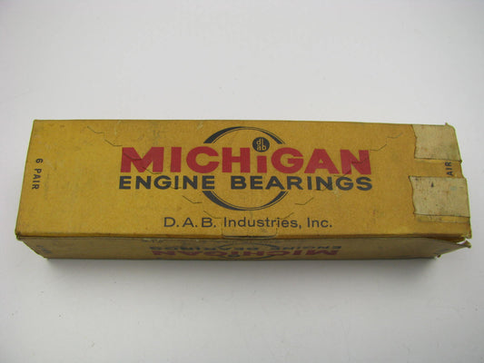 (6) Michigan 7385 Connecting Rod Bearings STD 60-69 Chevrolet Corvair 2.4L 2.7L