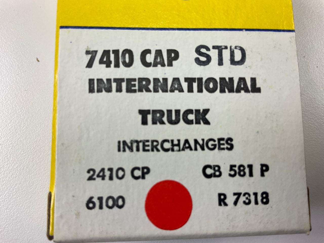 (8) Michigan 7410CAP Connecting Rod Bearings STD 1959-75 IHC 266 304 345 392-V8