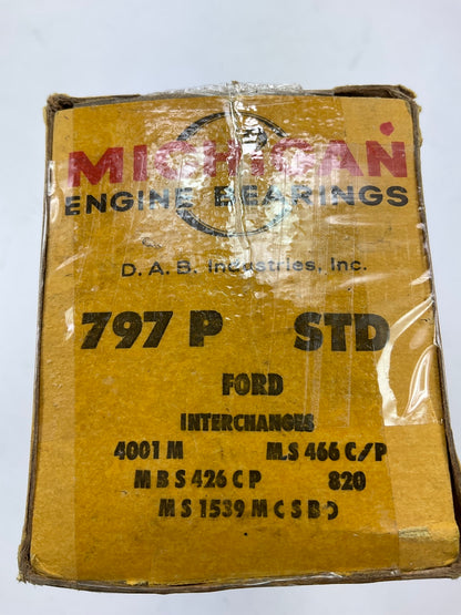 Michigan 797P Engine Main Bearings - Standard 1953-1967 Ford Tractor 134 144 172
