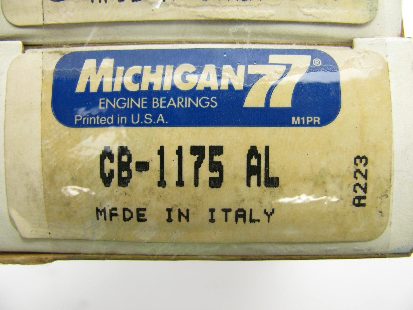 (4) Michigan CB-1175AL Connecting Rod Bearings - Standard 1982-1986 GM 1.8L