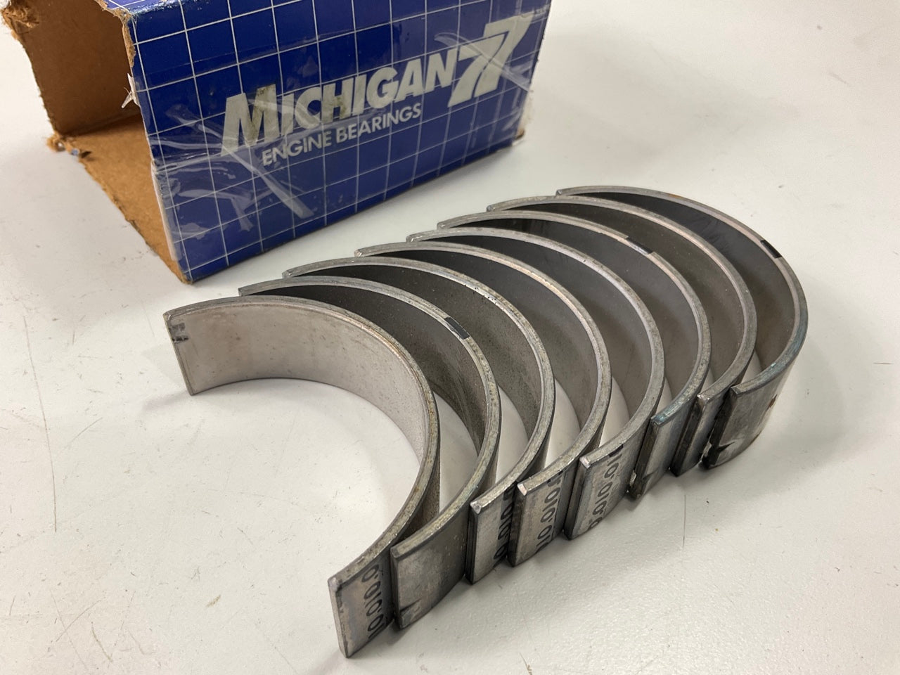 (4) Michigan CB-1327P-10 Connecting Rod Bearings .010'' 1983-95 Ford 6.9L 7.3L V8