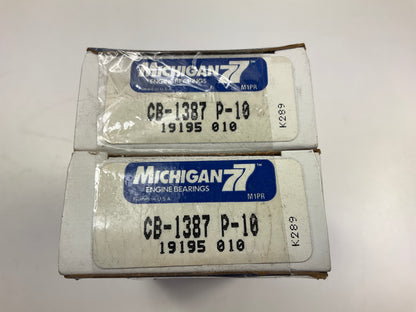 (6) Michigan CB-1387P-10 Connecting Rod Bearings .010'' For 1987-03 Dodge 3.9L-V6