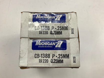 (4) Michigan CB-1388P25MM Connecting Rod Bearings .25mm 1988-1994 GM 2.3L-L4