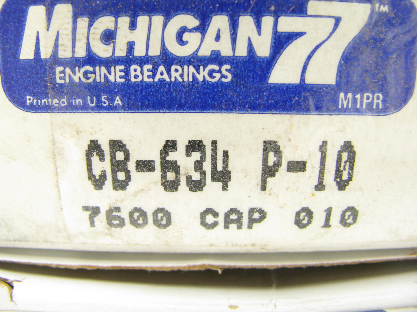 (8) Michigan CB-634P-10 Connecting Rod Bearings .010'' 1965-2001 Ford 255 289 302