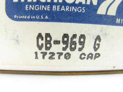 (4) Michigan CB-969G Connecting Rod Bearings - STD 1968-83 Toyota 1.1L 1.2L 1.3L