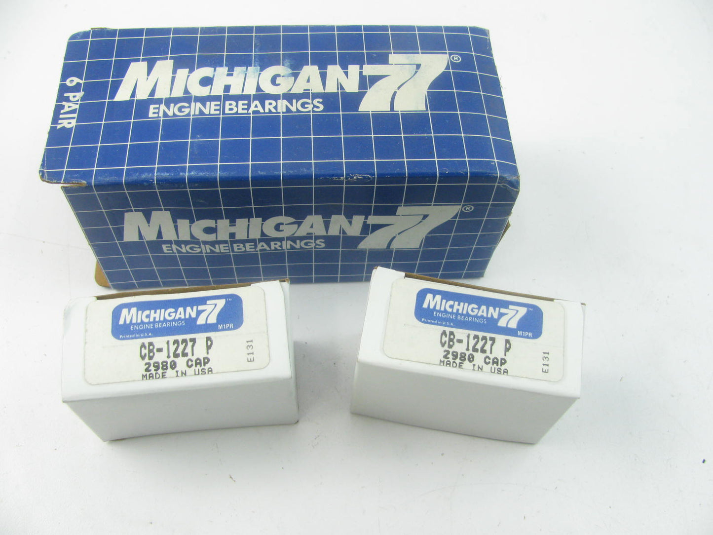 (6) Michigan CB1227P Connecting Rod Bearings STD 1978-1984 GM 3.3L 3.8L-V6