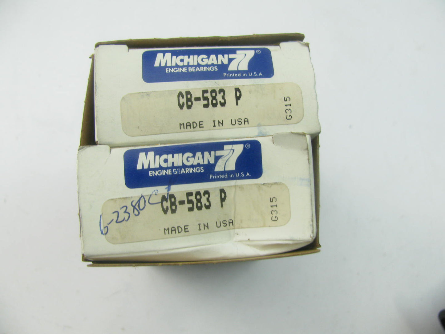 (6) Michigan CB583P Connecting Rod Bearings - Standard  1975-1985 Ford 200 250