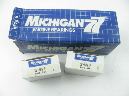 (8) Michigan CB684P Connecting Rod Bearings - Standard 1975-1982 Oldsmobile 260