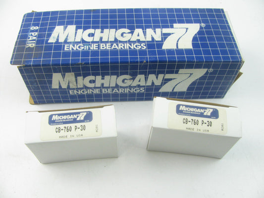 (8) Michigan CB760P30 Rod Bearings .020'' 1958-1976 Ford 332 352 360 390 428