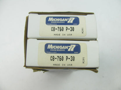 (8) Michigan CB760P30 Rod Bearings .020'' 1958-1976 Ford 332 352 360 390 428