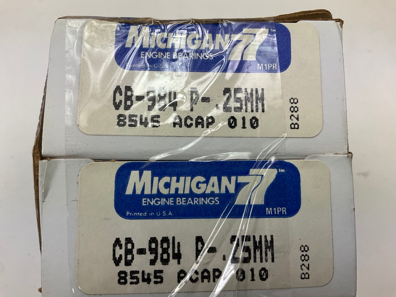 (4) Michigan CB984P-25MM Connecting Rod Bearings .25mm 1975-1989 Ford 2.0L 2.3L