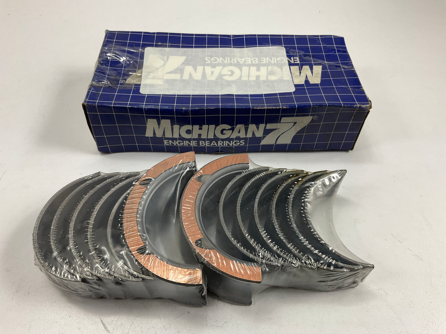 Michigan MS-1389AL-10 Engine Main Bearings .010'' 1975-1983 Ford 200-L6 (7 MAIN)