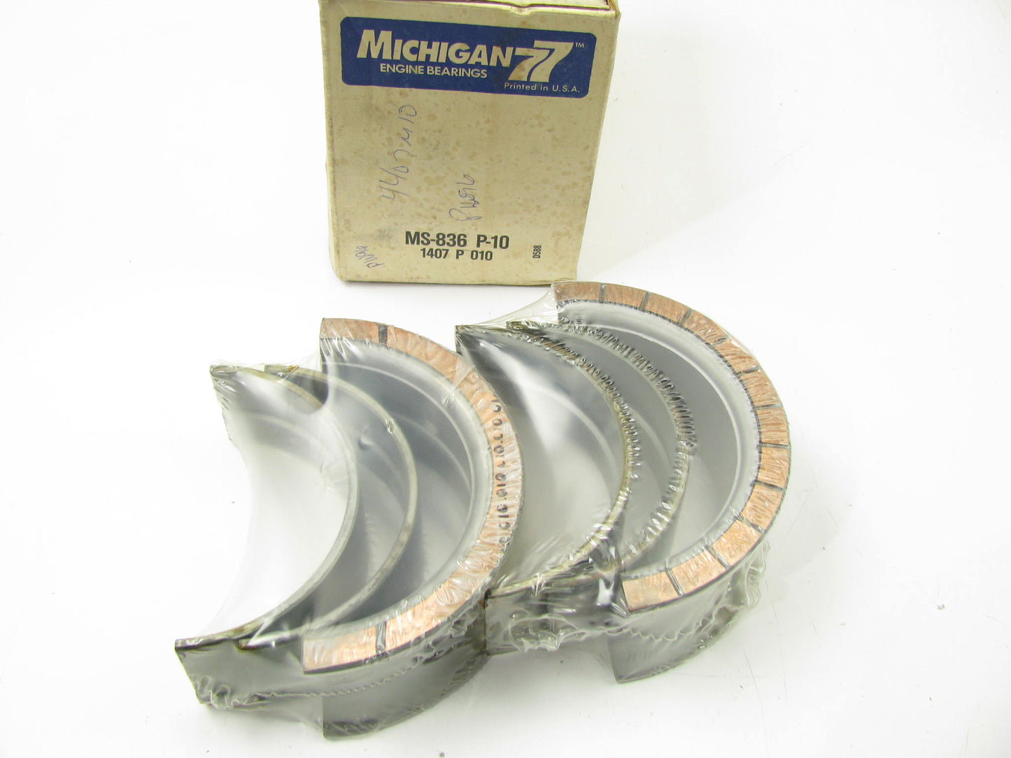 Michigan MS836P .010'' Main Bearing Set For John Deere 3010, 3020 Series 4-cyl.