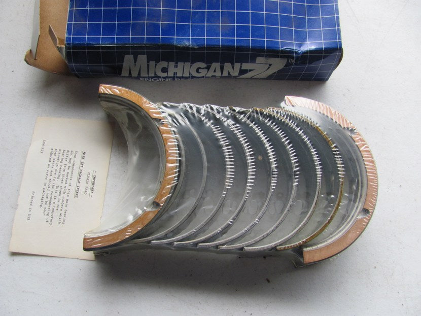 Michigan MS908P10 Main Bearings 0.010'' Size - Buick 400 430 455 V8