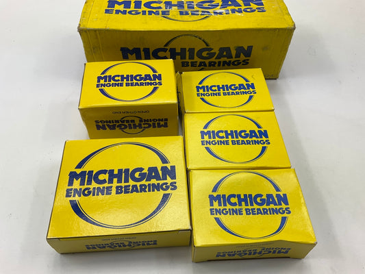 Michigan 1221K Engine Main Bearings - Standard 1963-1976 Pontiac 421 428 455-V8