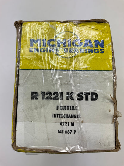 Michigan 1221K Engine Main Bearings - Standard 1963-1976 Pontiac 421 428 455-V8