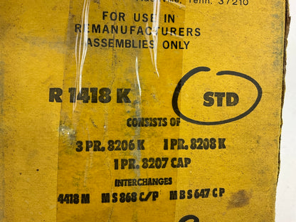 Michigan R1418K Engine Main Bearings - Standard 1966-1980 Buick 340 350-V8