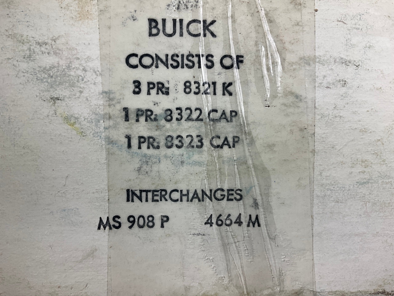 Michigan R1664K Engine Main Bearings - Standard 1967-1976 Buick 400 430 455 V8