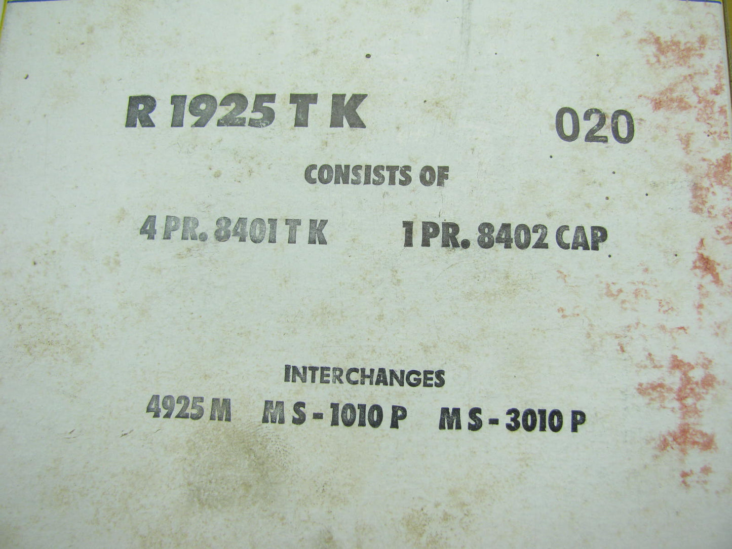Michigan R1925TK-020 Engine Main Bearings .020'' 1970-1974 Ford 351C