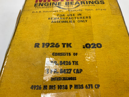 Michigan R1926TK 0.020'' Size Main Bearings - Small Block Chevy 400 SBC V8