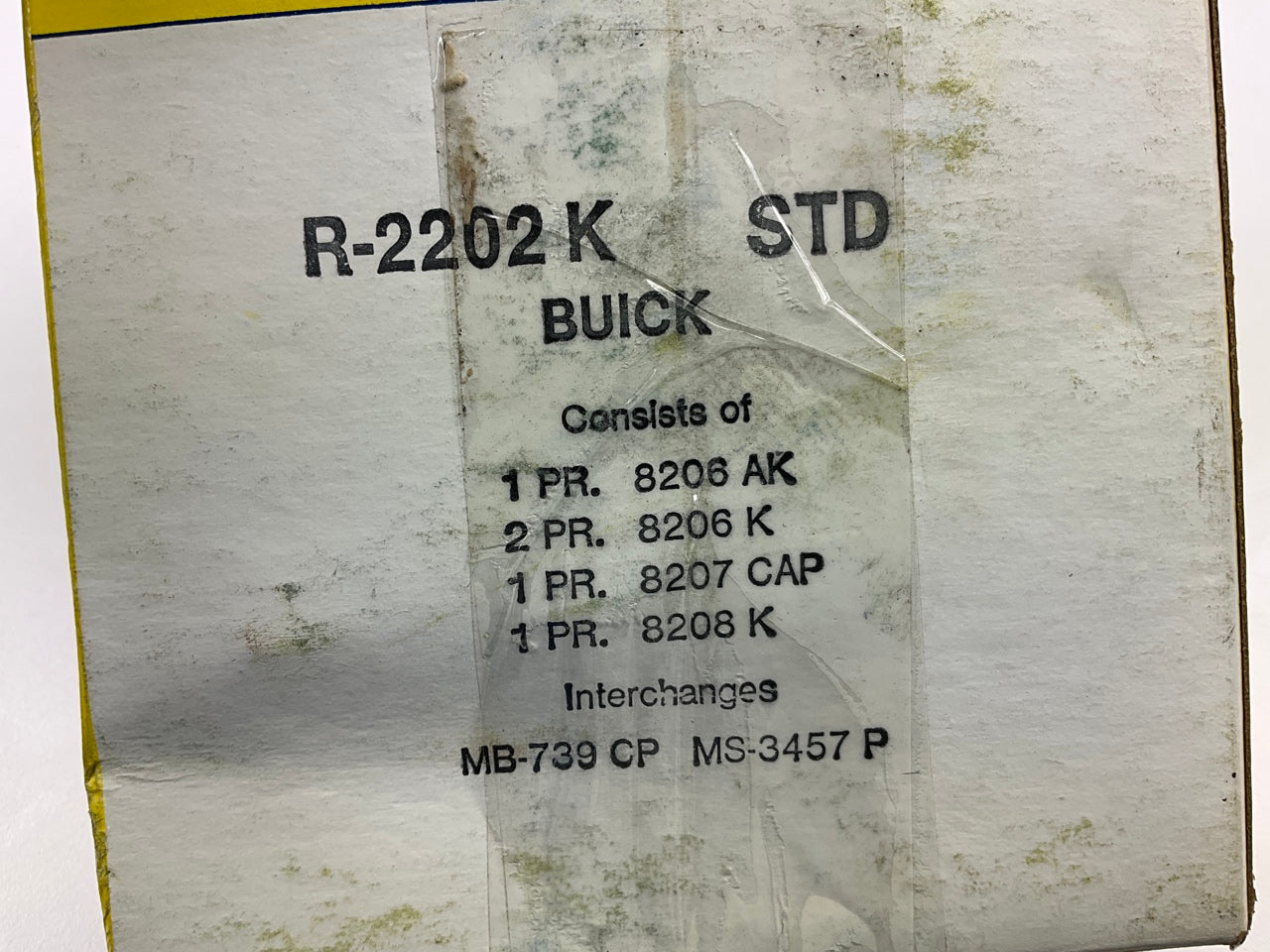 Michigan R2202K Engine Main Bearings STANDARD 1966-1980 Buick 340 350-V8