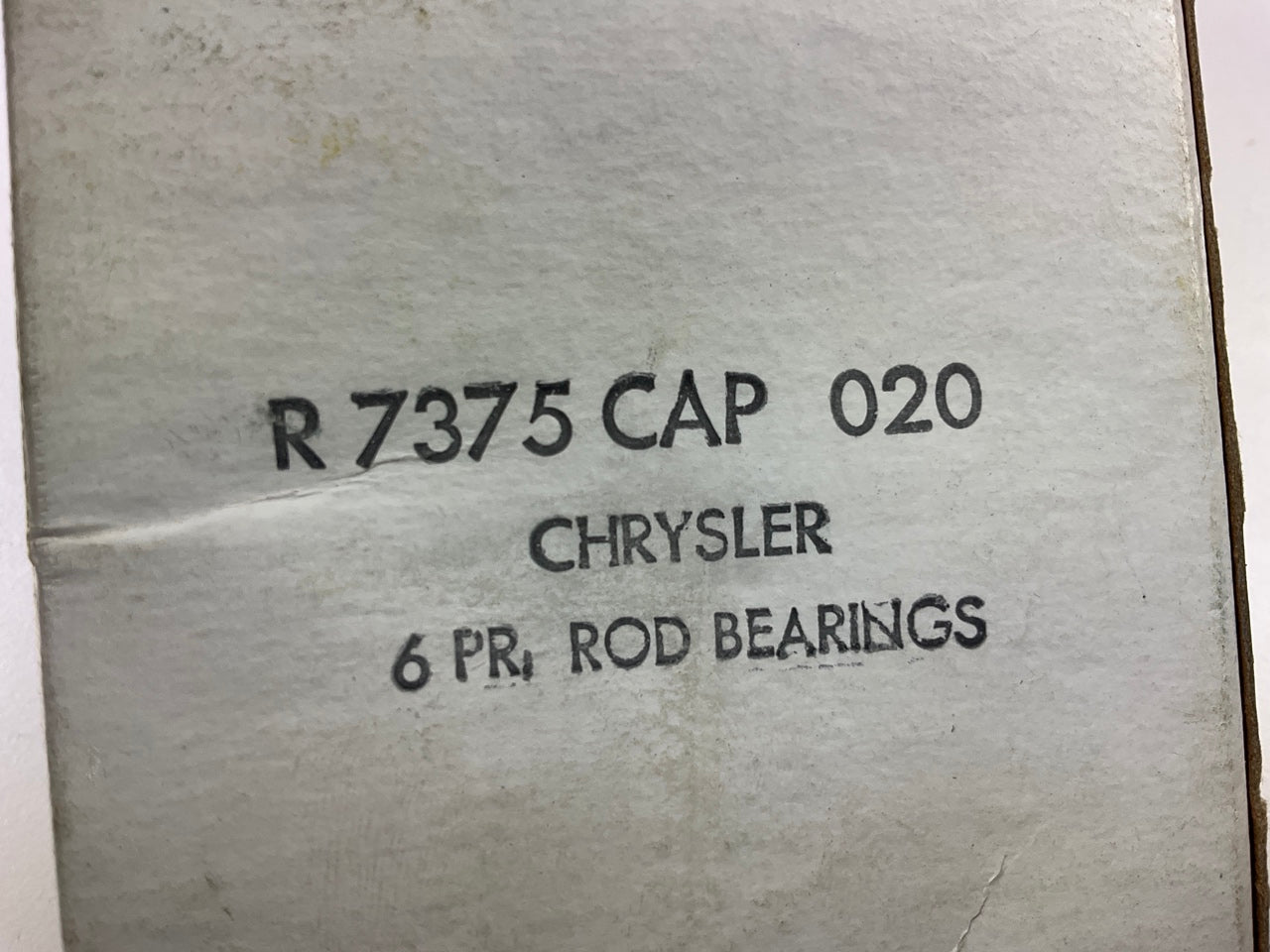 Michigan R7375CAP-020 Connecting Rod Bearings .020'' For 60-76 Dodge 170 198 225
