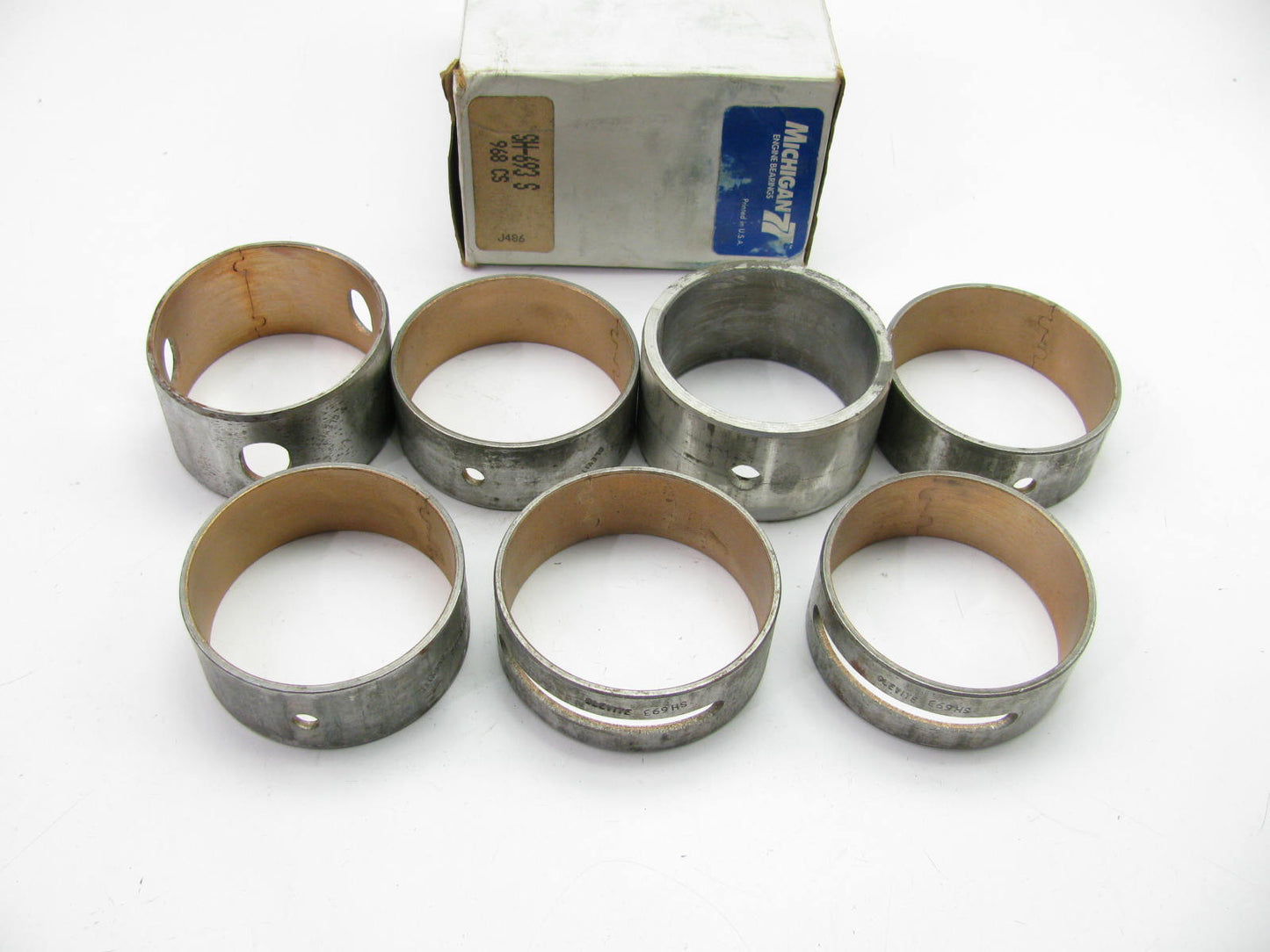 Michigan SH-693S Camshaft Bearings - Standard Mack END673 675 676 707 711