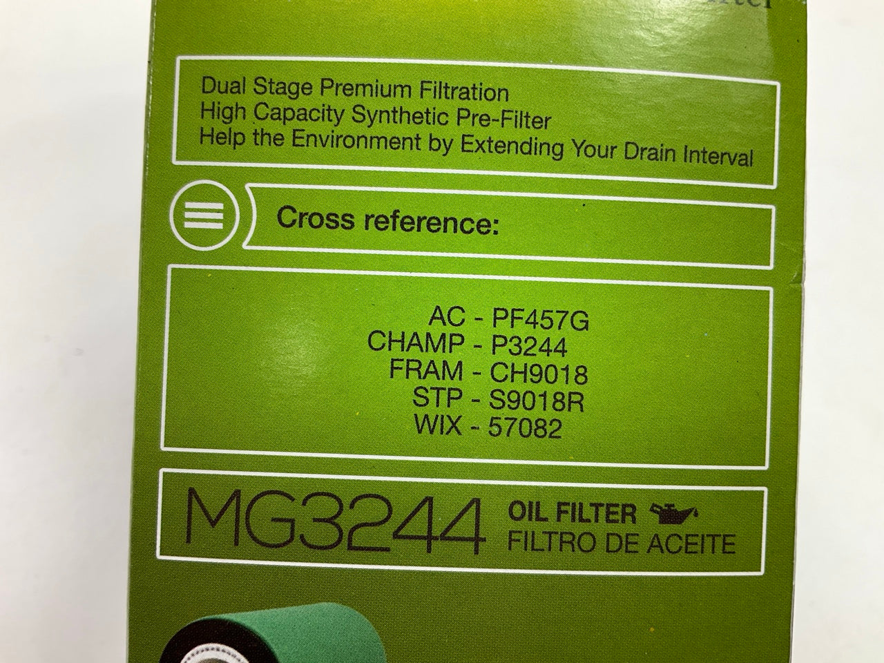 Microgreen MG3244 Engine Oil Filter