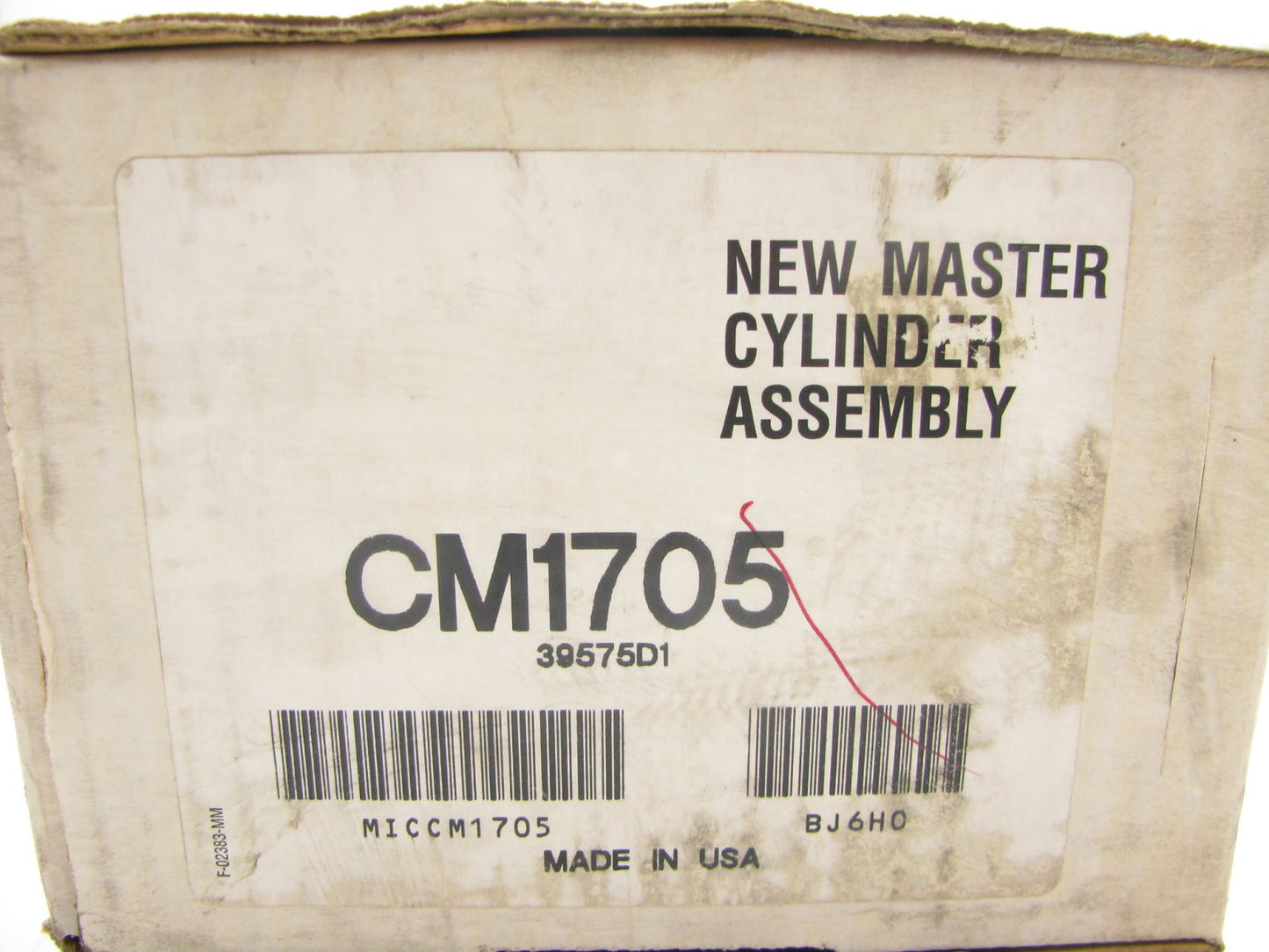 Midas CM1705 New Brake Master Cylinder