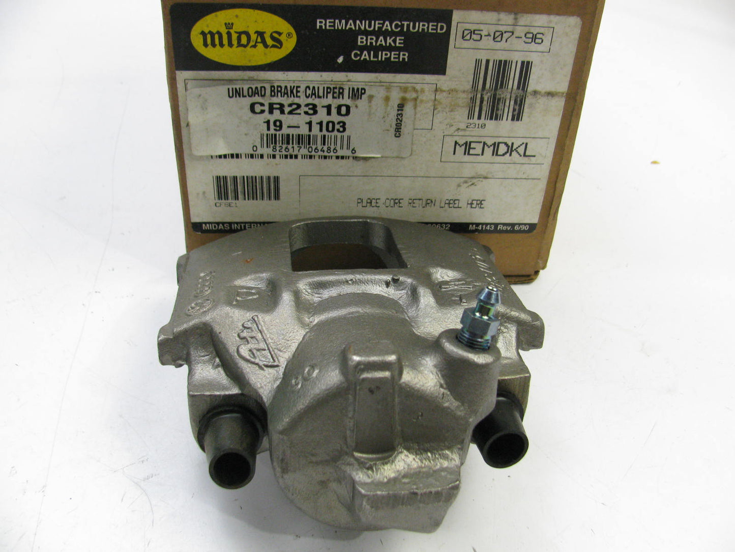 Midas CR2310 Front Left Reman Brake Caliper For 1987-1993 Volkswagen Fox