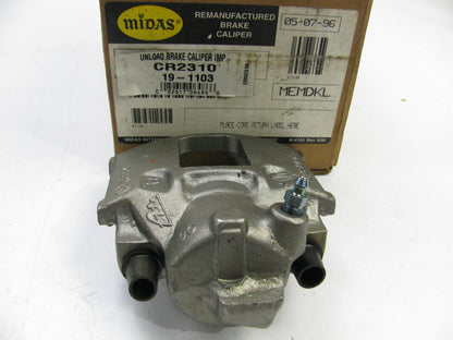 Midas CR2310 Front Left Reman Brake Caliper For 1987-1993 Volkswagen Fox