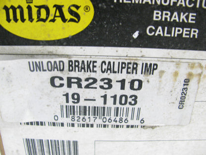 Midas CR2310 Front Left Reman Brake Caliper For 1987-1993 Volkswagen Fox