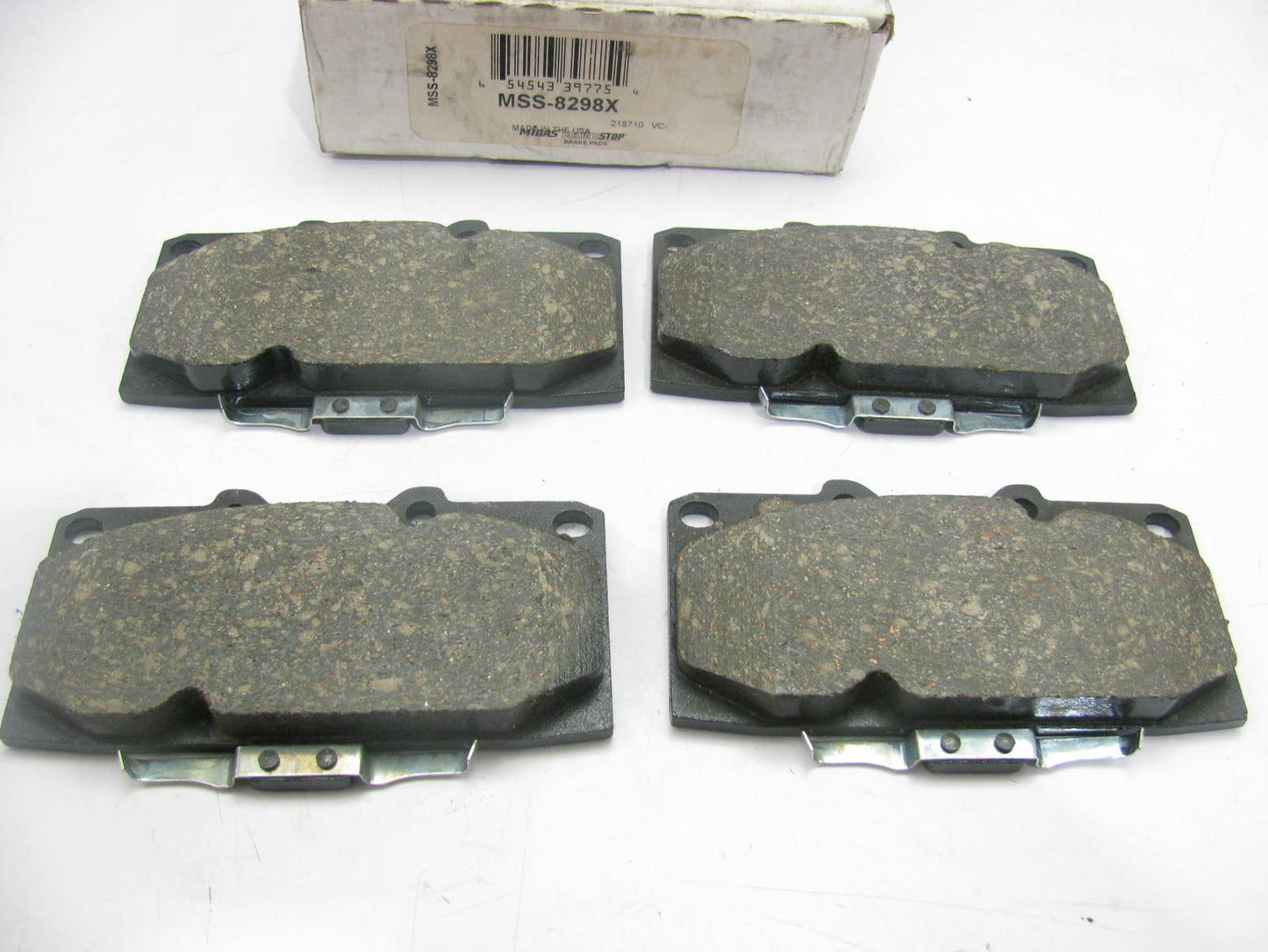 Midas MSS-8298X FRONT Secure Stop Disc Brake Pads