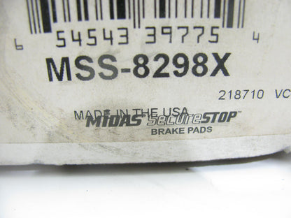 Midas MSS-8298X FRONT Secure Stop Disc Brake Pads