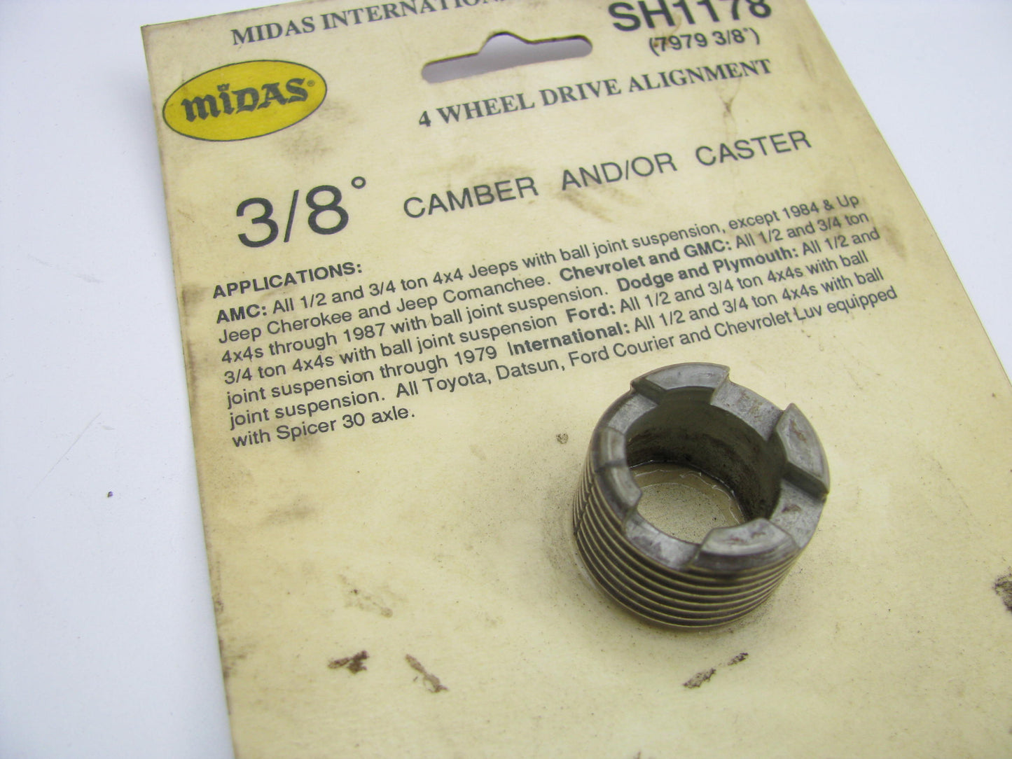 Midas SH1178 Front Alignment Camber Caster Bushing - 3/8 Degree 4WD