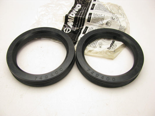 (2) Midland 749400 Wheel Oil Seals - 5.756'' OD X 4.375'' ID X 1.016'' Wide