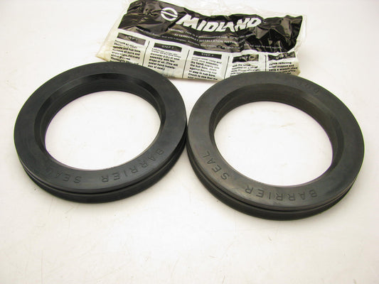 (2) Midland 771400 Rear Wheel Seals - 6.256'' OD X 4.375'' ID X 0.922'' - 370019A