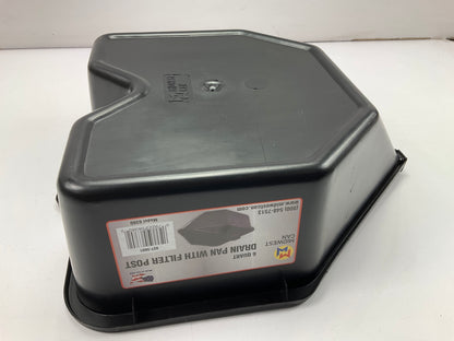 Midwest Can 6380 6 Quart Oil Drain Pan With Filter Post