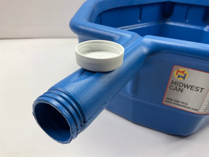 Midwest Can 6390 Oil Catch Drain Pan - 5 Gallon Open Top Utility Drain Pan