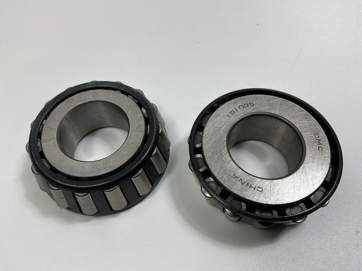 (2) Mighty 15103S Front Outer Wheel Bearing