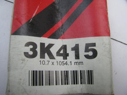 Mighty 3K415 Serpentine Belt - 0.42'' X 41.50'' - 3 Ribs