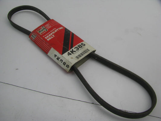 Mighty 4K385 Serpentine Belt - 0.56'' X 39.00'' - 4 Ribs