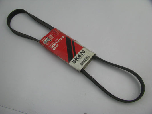 Mighty 5K420 Serpentine Belt - 0.69'' X 42.50'' - 5 Ribs
