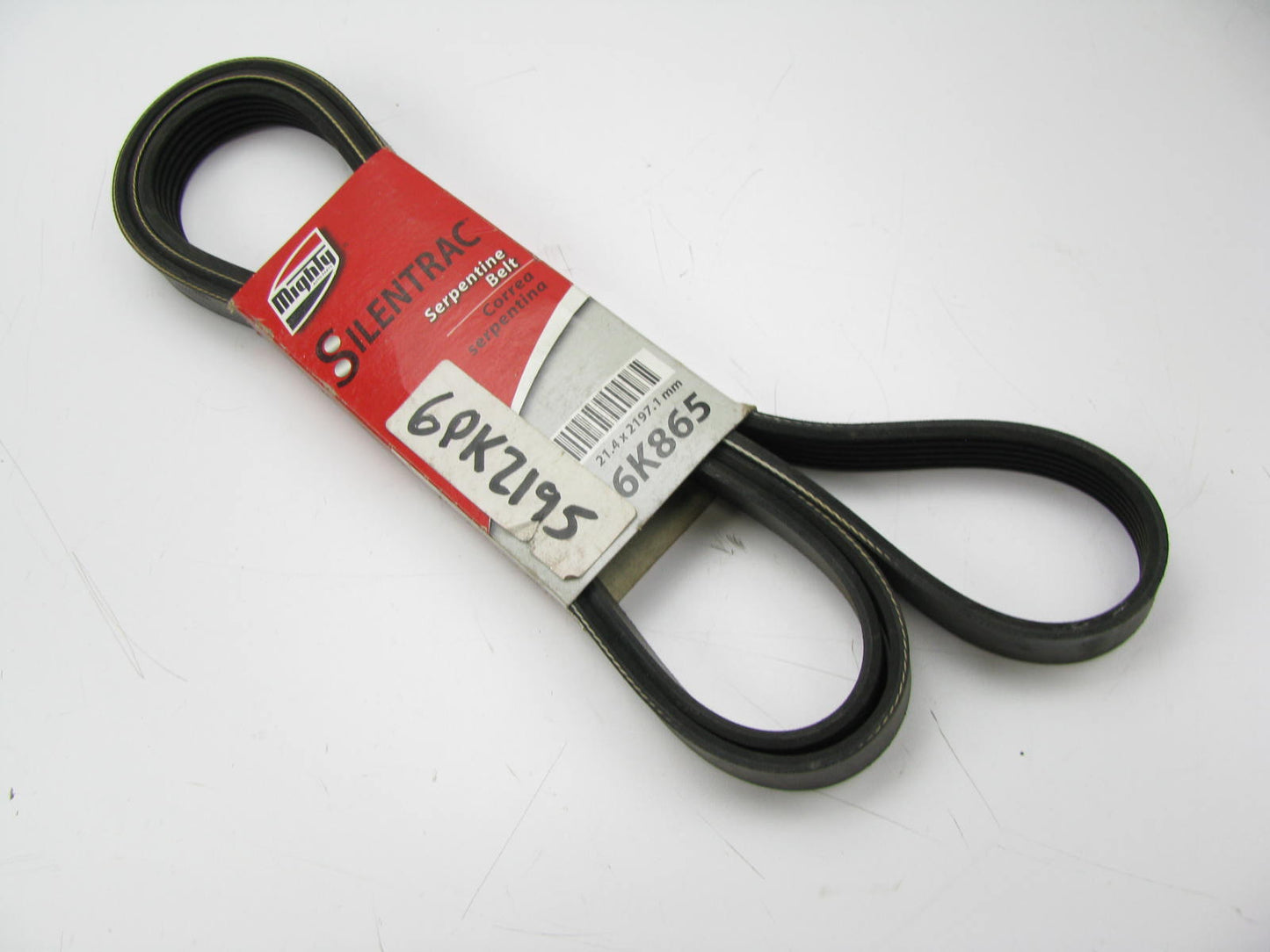 Mighty 6K865 Serpentine Belt - 0.84'' X 86.50'' - 6 Ribs